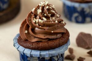 Cupcake Gelado de Nutella