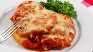 Filé de peixe à parmegiana